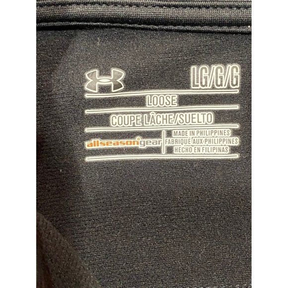 UNDER ARMOUR Baseball Jacket Sz L Black - Picture 7 of 8